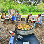 Paella is perfect for a gathering